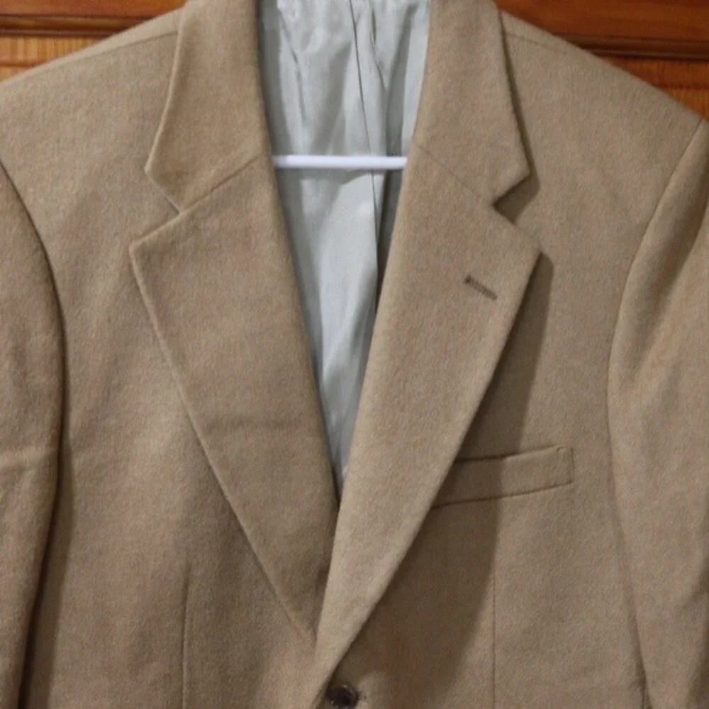 John Peel Vintage Camel Hair Blazer Coat Beautiful 100% Camel Jacket 38S